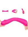 Güçlü Esnek Şarjlı Vibratör 21 cm - Görsel 4