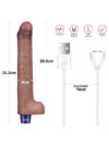 10.5" REAL SOFTEE Rechargeable Silicone Vibrating Dildo - Görsel 2