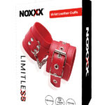 NOXXX LIMITLESS Kırmızı Deri El Kelepçesi