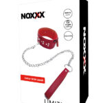 NOXXX LIMITLESS Kırmızı Deri Boyun Tasması